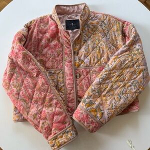 7 For All Mankind Quilted Jacket (Size Small)